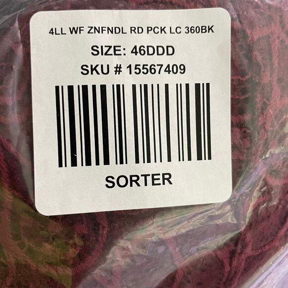 Torrid NWT Lightly Lined Everyday Wire-Free Bra Red 360° Back Smoothing 46DDD - Picture 6 of 11